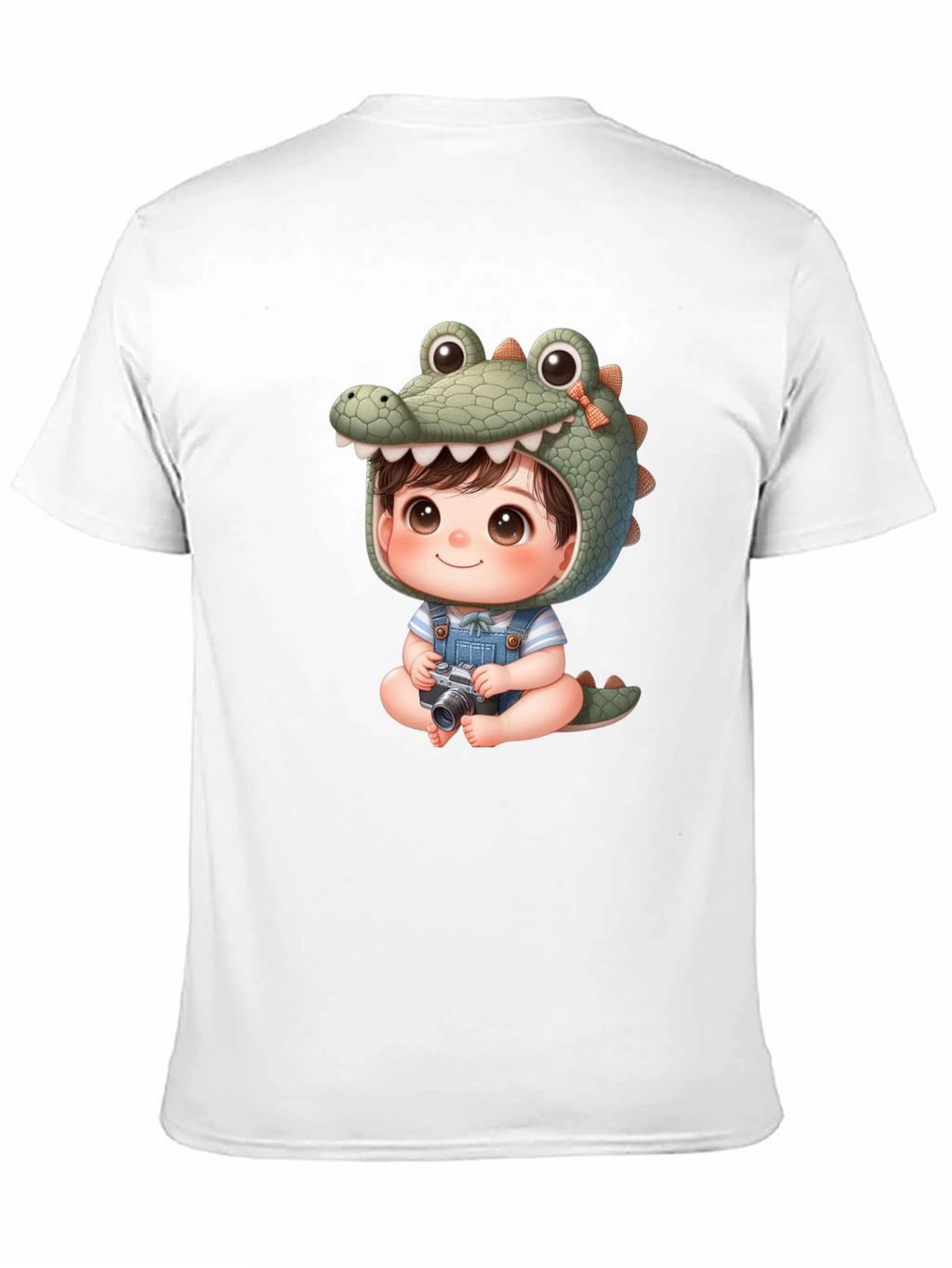 Cute Cartoon Alligator Baby Tee