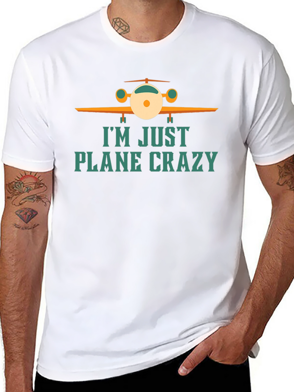 Im Just Plane Crazy T-Shirt - Aviation Tee