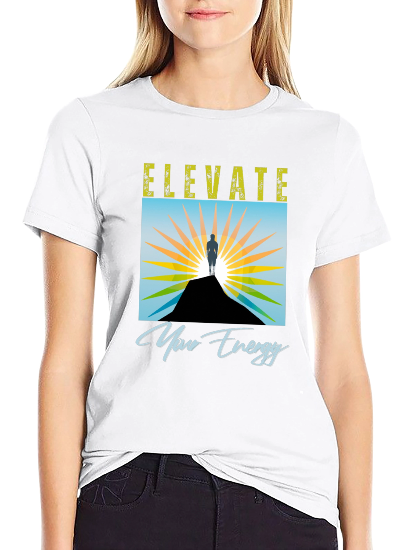 Elevate Your Energy T-Shirt - Inspirational Graphic Tee