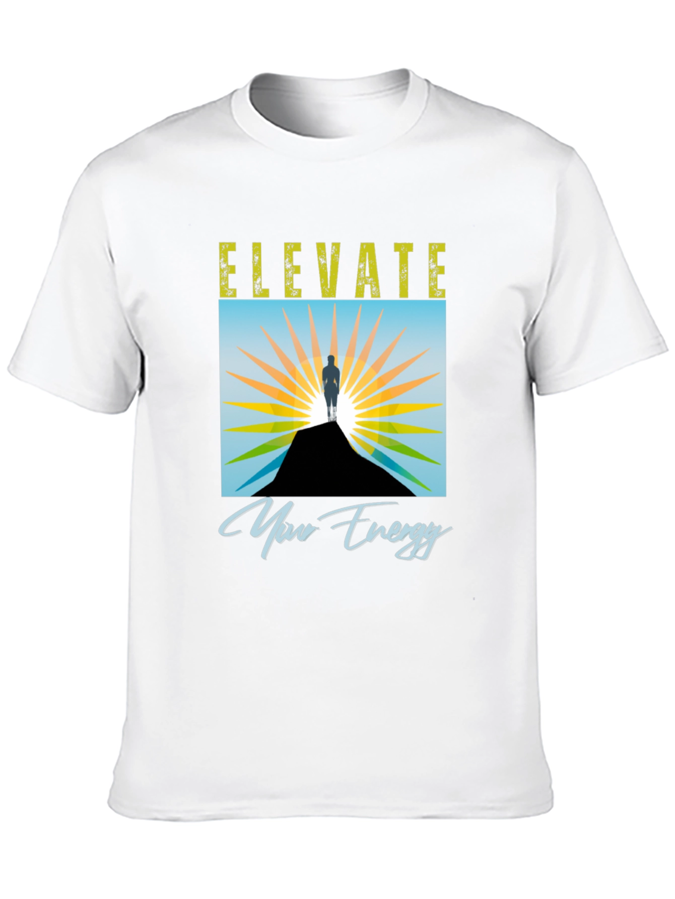 Elevate Your Energy T-Shirt - Inspirational Graphic Tee