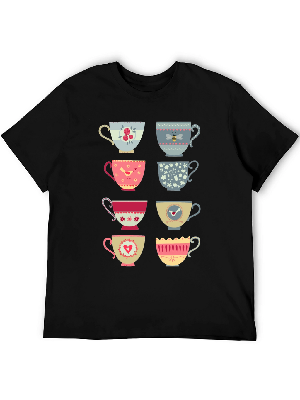Whimsical Tea Cup T-Shirt: Unique Stylish Comfortable