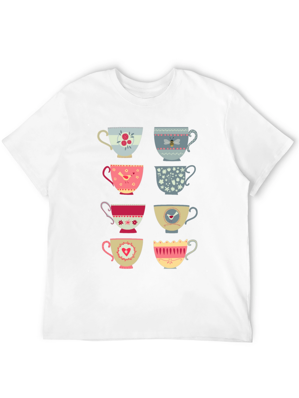 Whimsical Tea Cup T-Shirt: Unique Stylish Comfortable