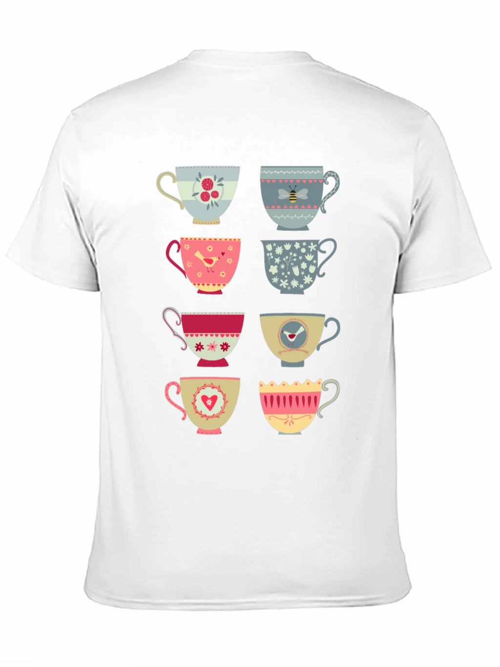 Whimsical Tea Cup T-Shirt: Unique Stylish Comfortable