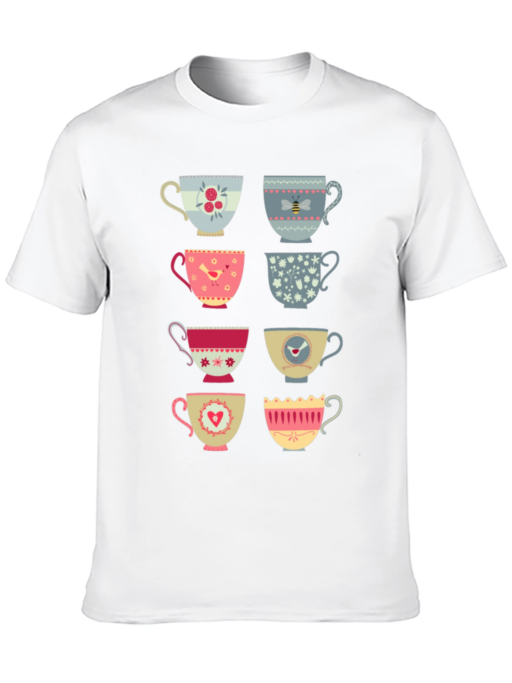 Whimsical Tea Cup T-Shirt: Unique Stylish Comfortable