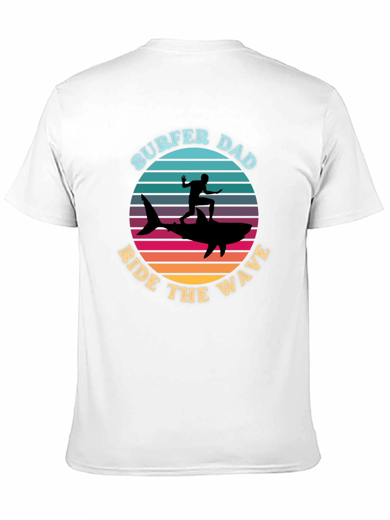 Surfer Dad Graphic Tee - Ride the Wave!