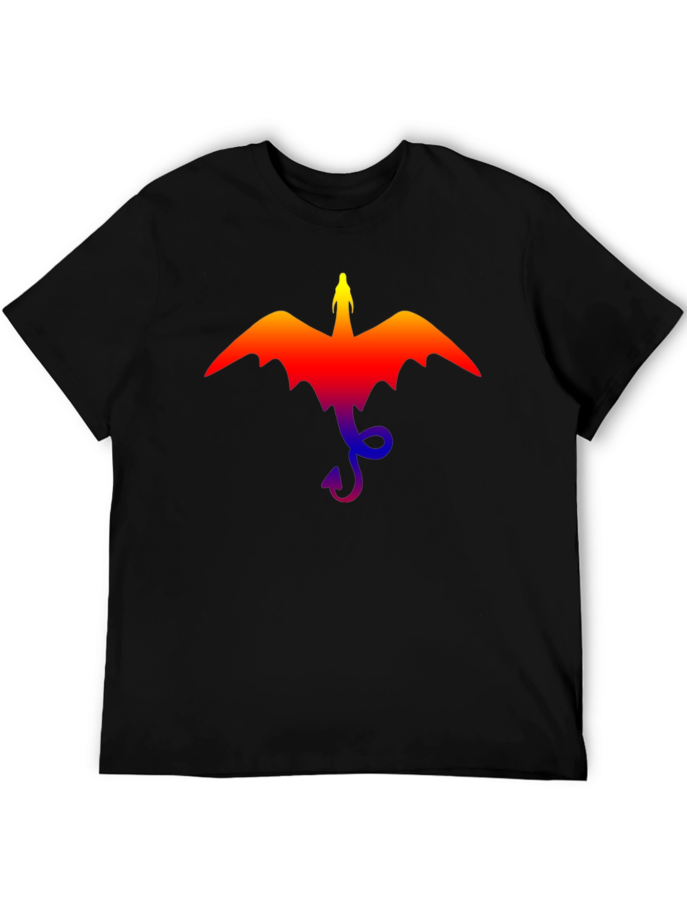 Dragon Graphic Tee - Mens Black T-Shirt