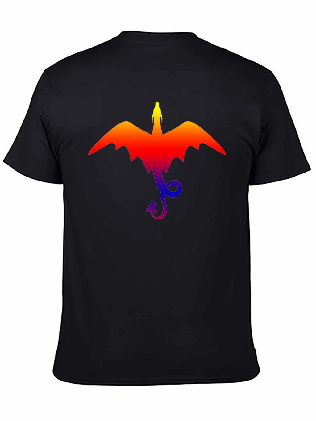 Dragon Graphic Tee - Mens Black T-Shirt