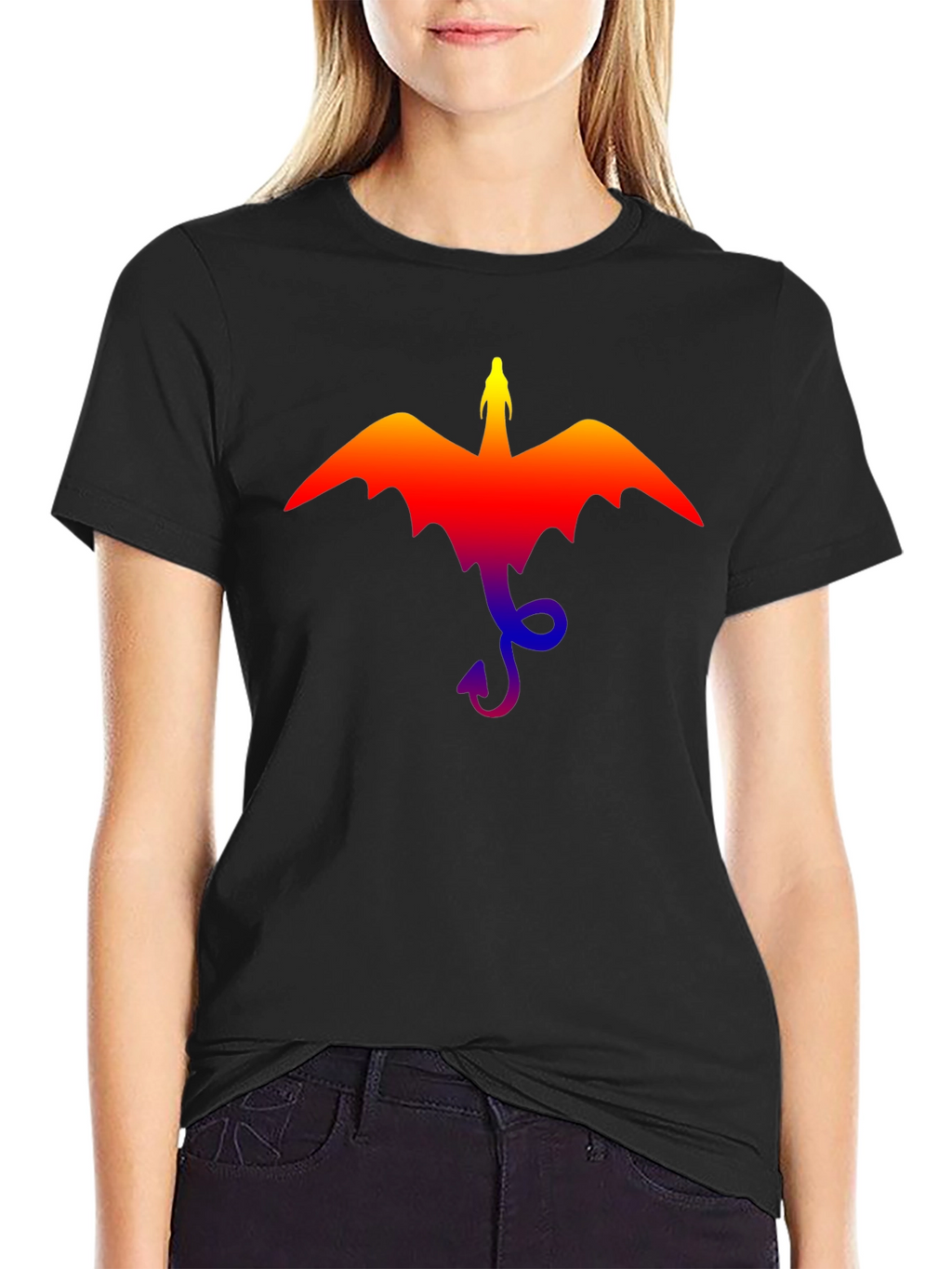 Dragon Graphic Tee - Mens Black T-Shirt