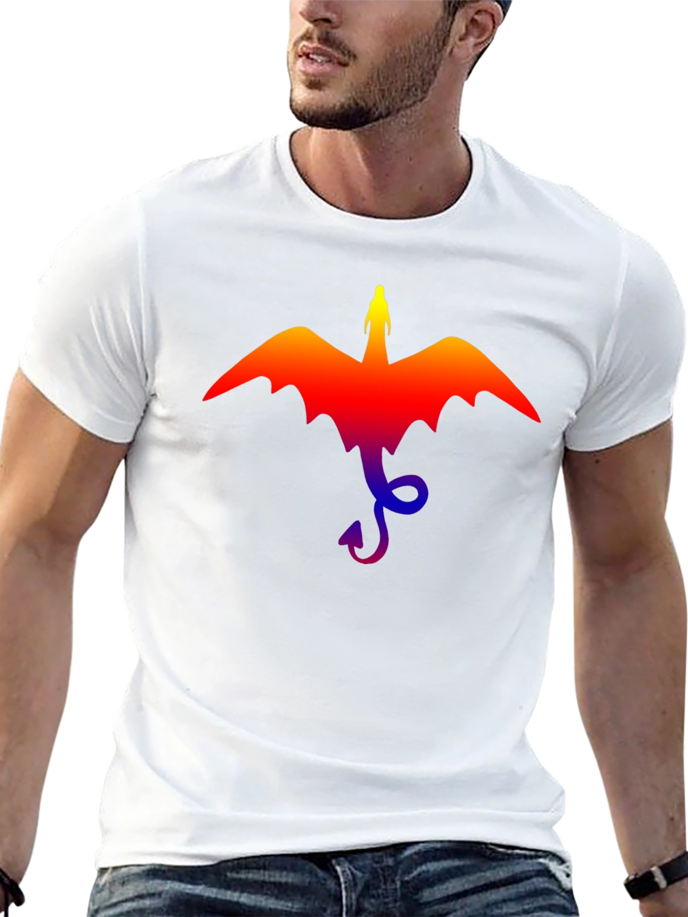 Dragon Graphic Tee - Mens Black T-Shirt