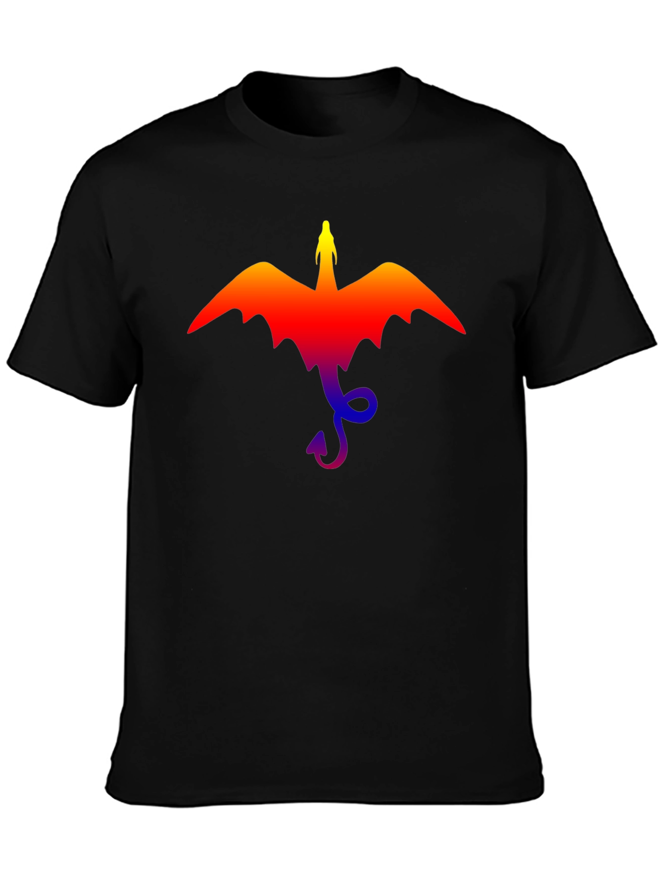 Dragon Graphic Tee - Mens Black T-Shirt