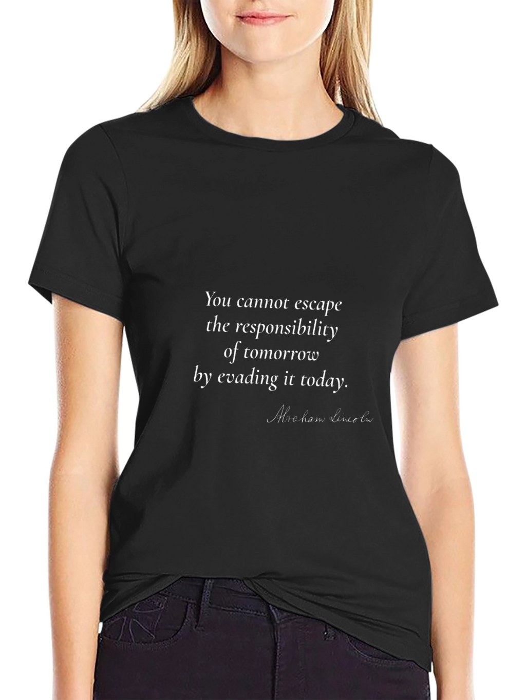 Inspirational Quote T-Shirt - Escape the Responsibility