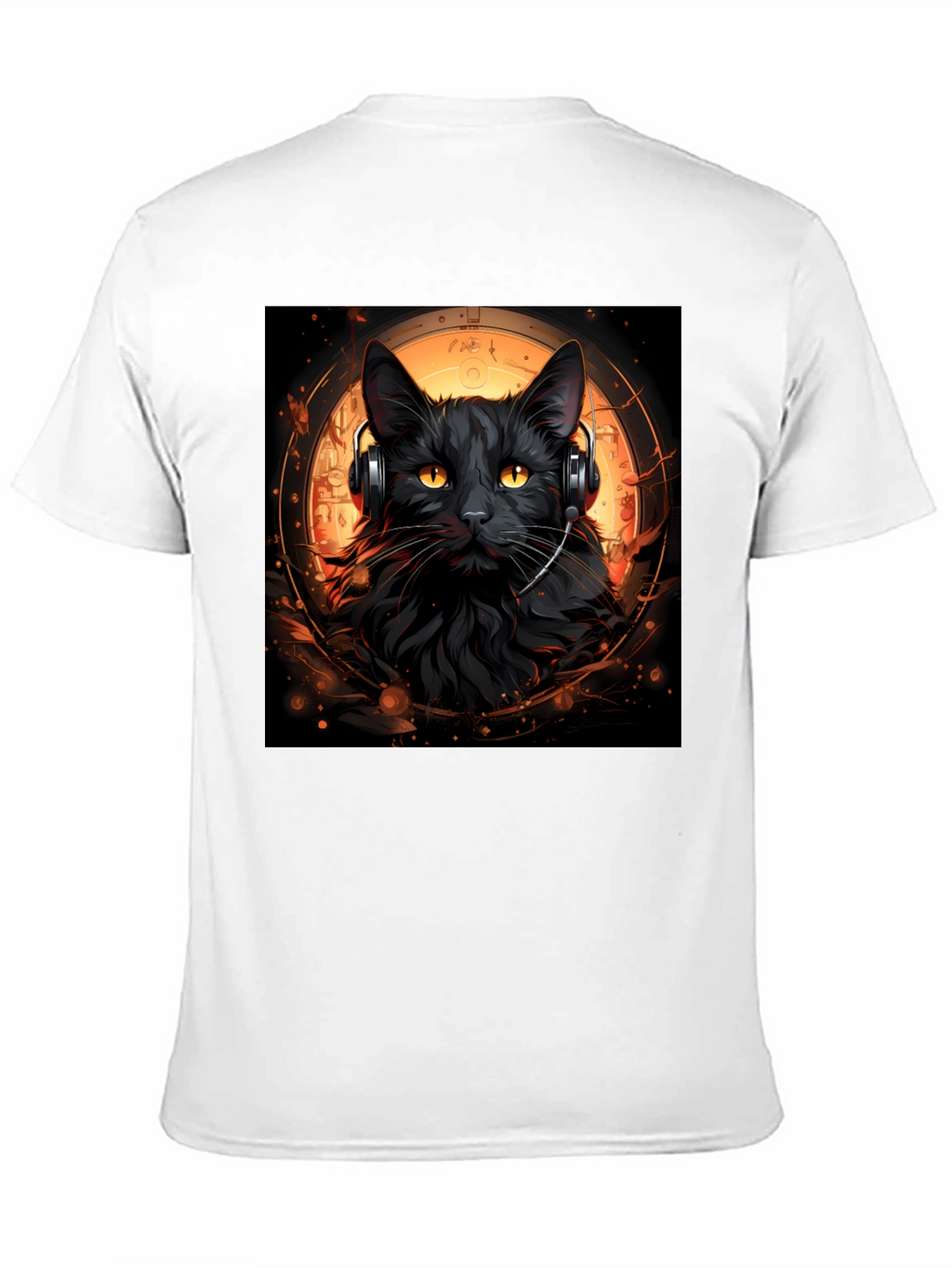Black Cat DJ Graphic Tee