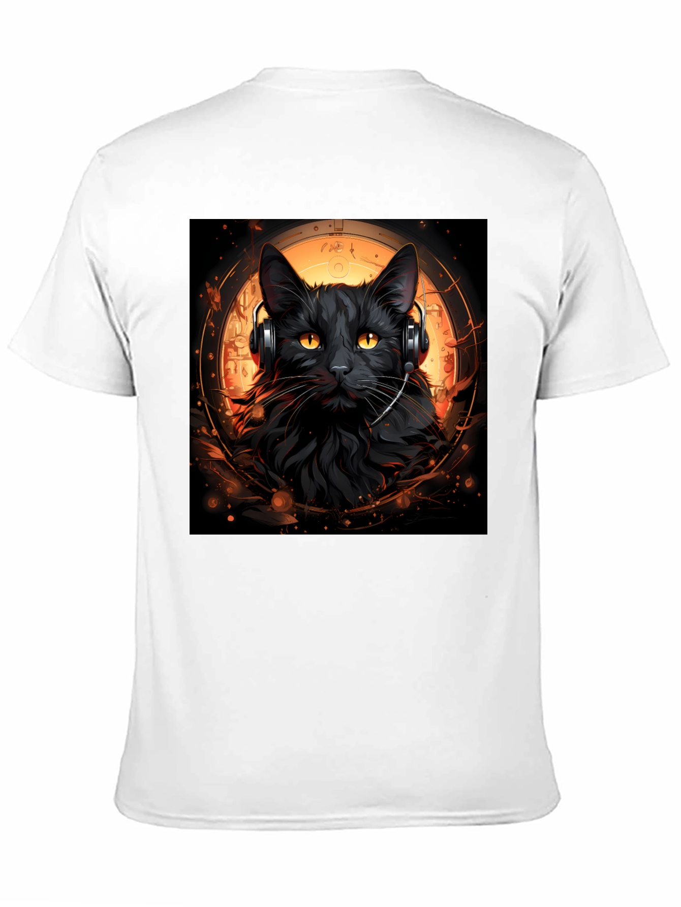 Black Cat DJ Graphic Tee