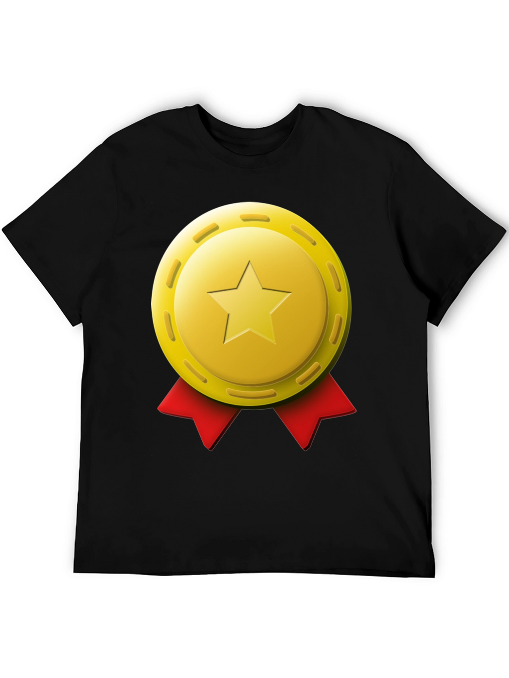 Star Medal Graphic T-Shirt - Premium Comfort