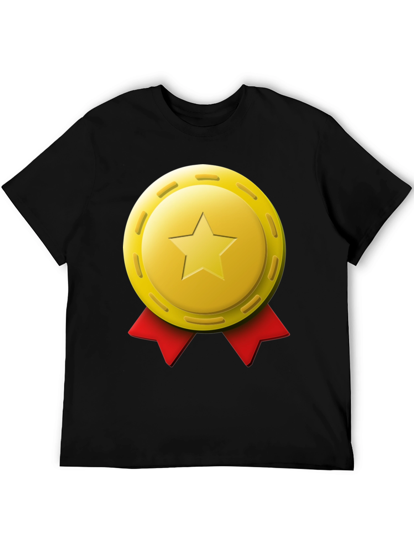 Star Medal Graphic T-Shirt - Premium Comfort