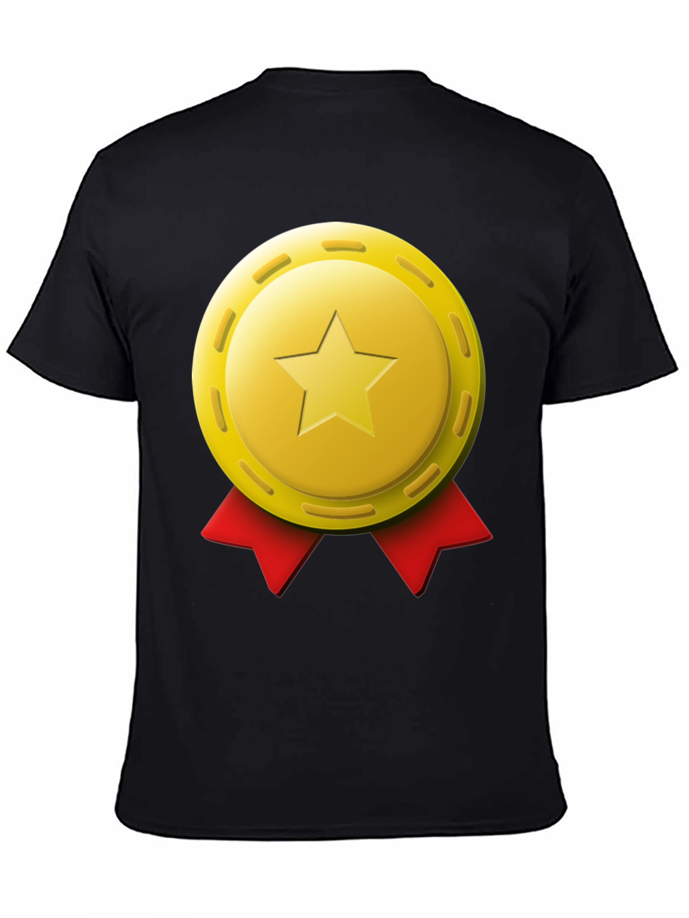Star Medal Graphic T-Shirt - Premium Comfort
