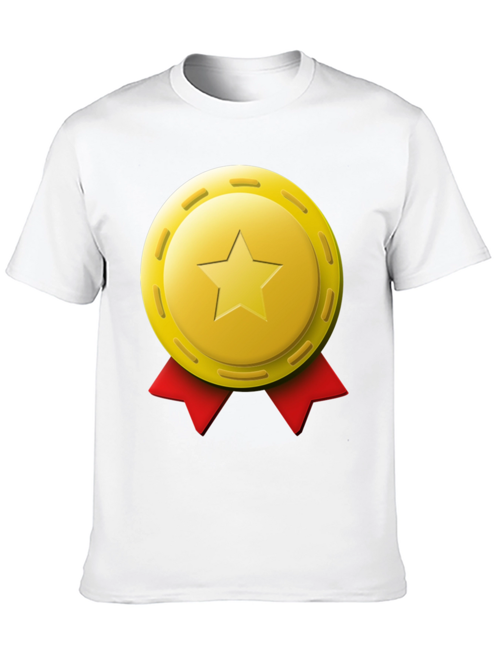 Star Medal Graphic T-Shirt - Premium Comfort