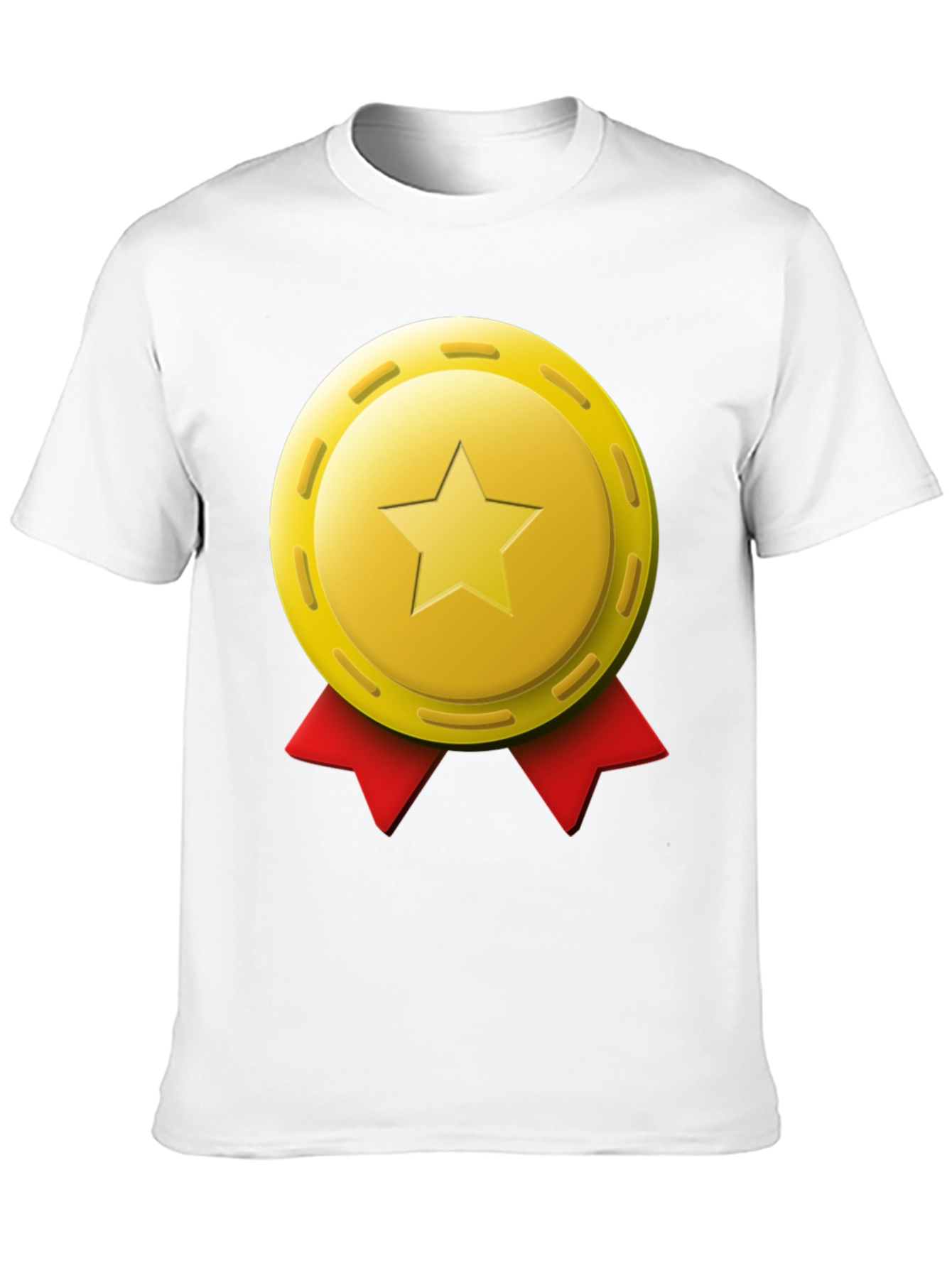 Star Medal Graphic T-Shirt - Premium Comfort