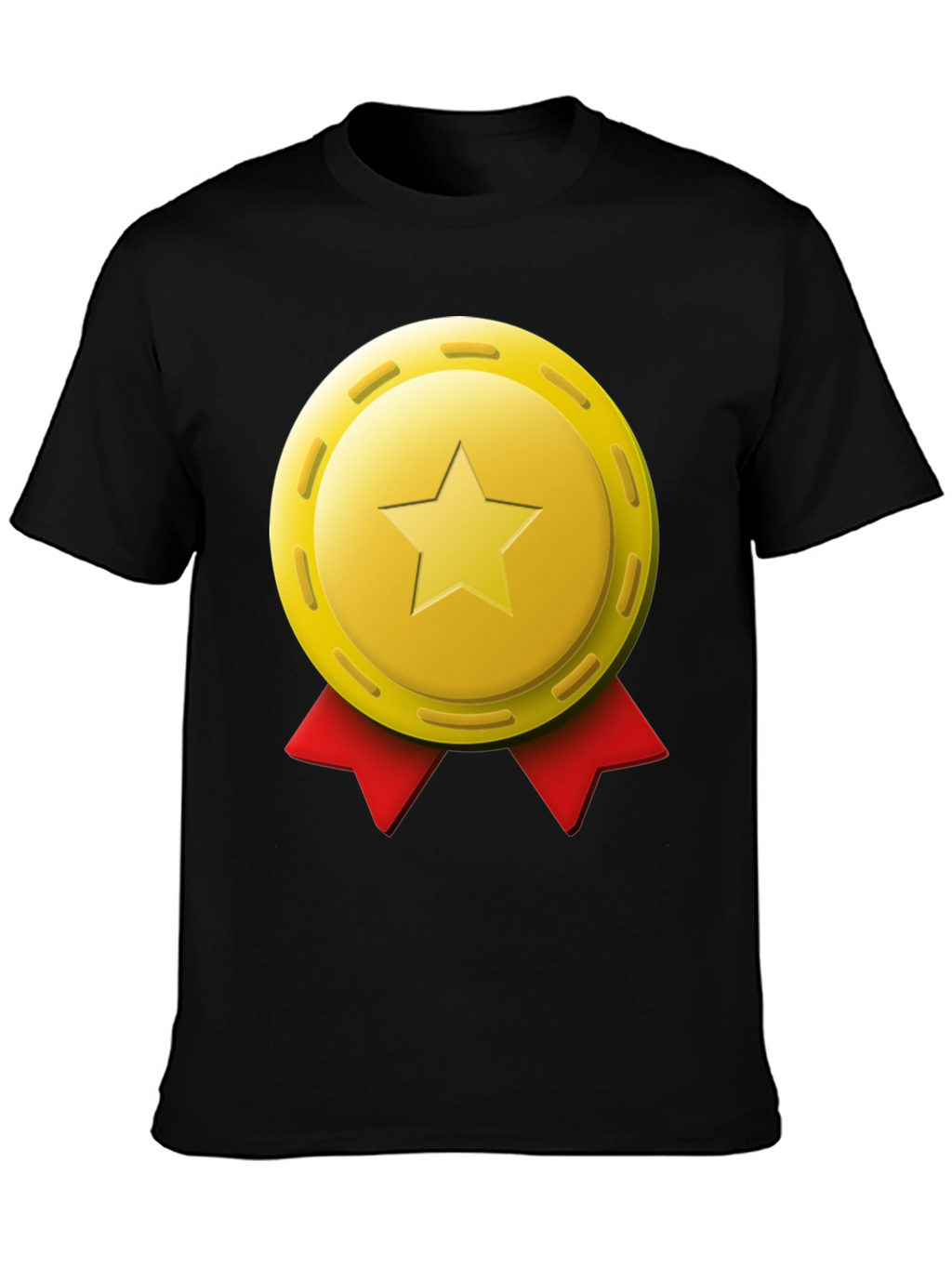 Star Medal Graphic T-Shirt - Premium Comfort