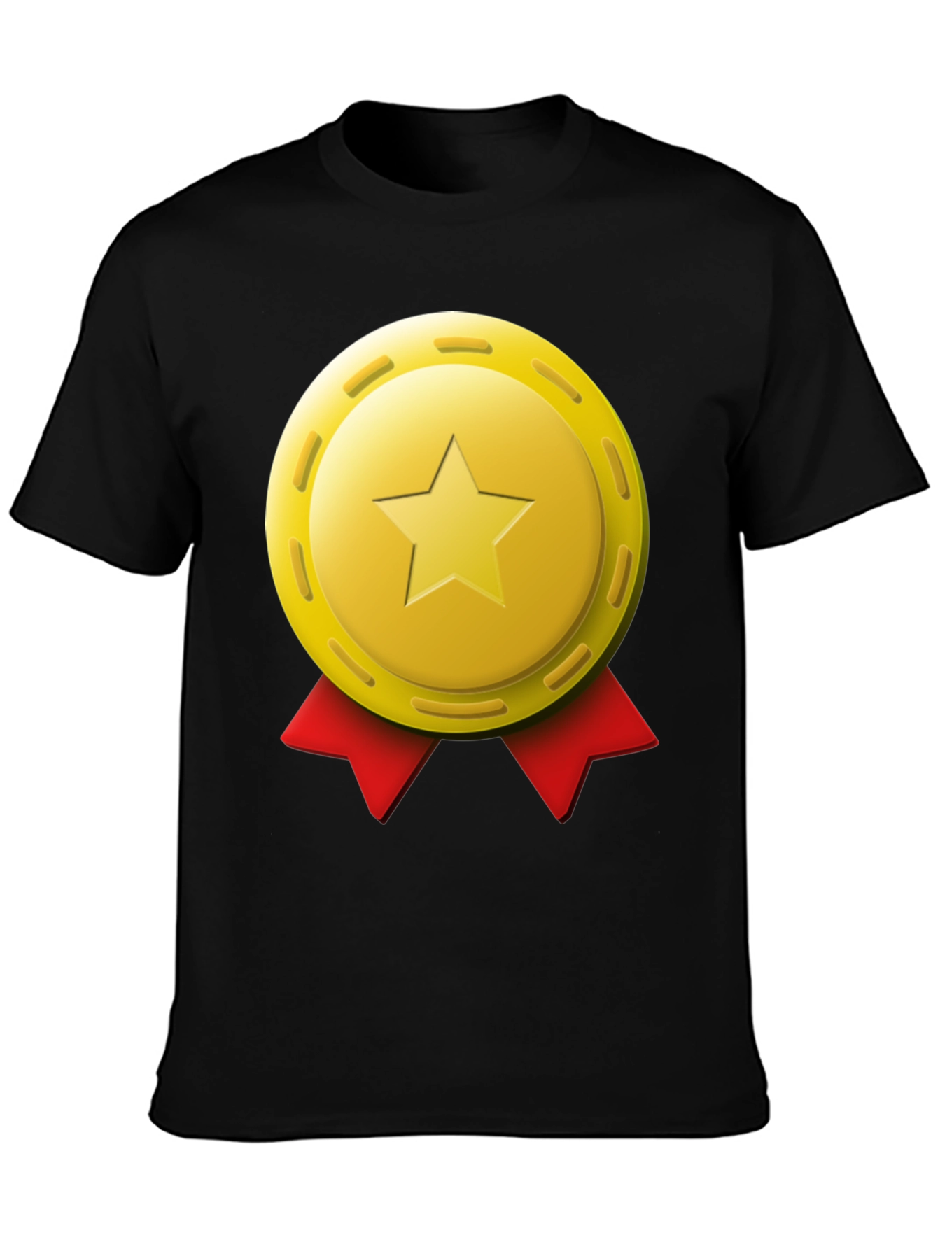 Star Medal Graphic T-Shirt - Premium Comfort