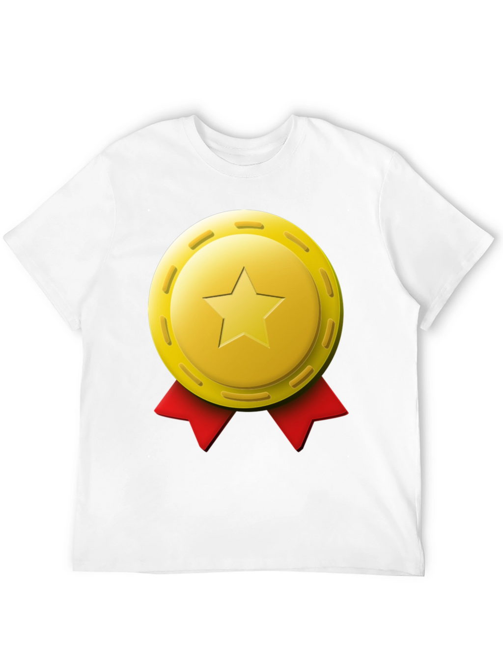 Star Medal Graphic T-Shirt - Premium Comfort