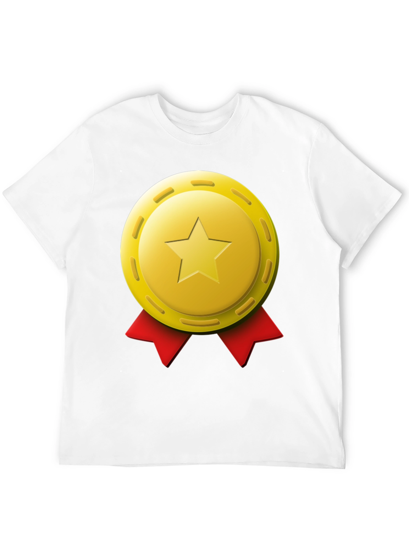 Star Medal Graphic T-Shirt - Premium Comfort