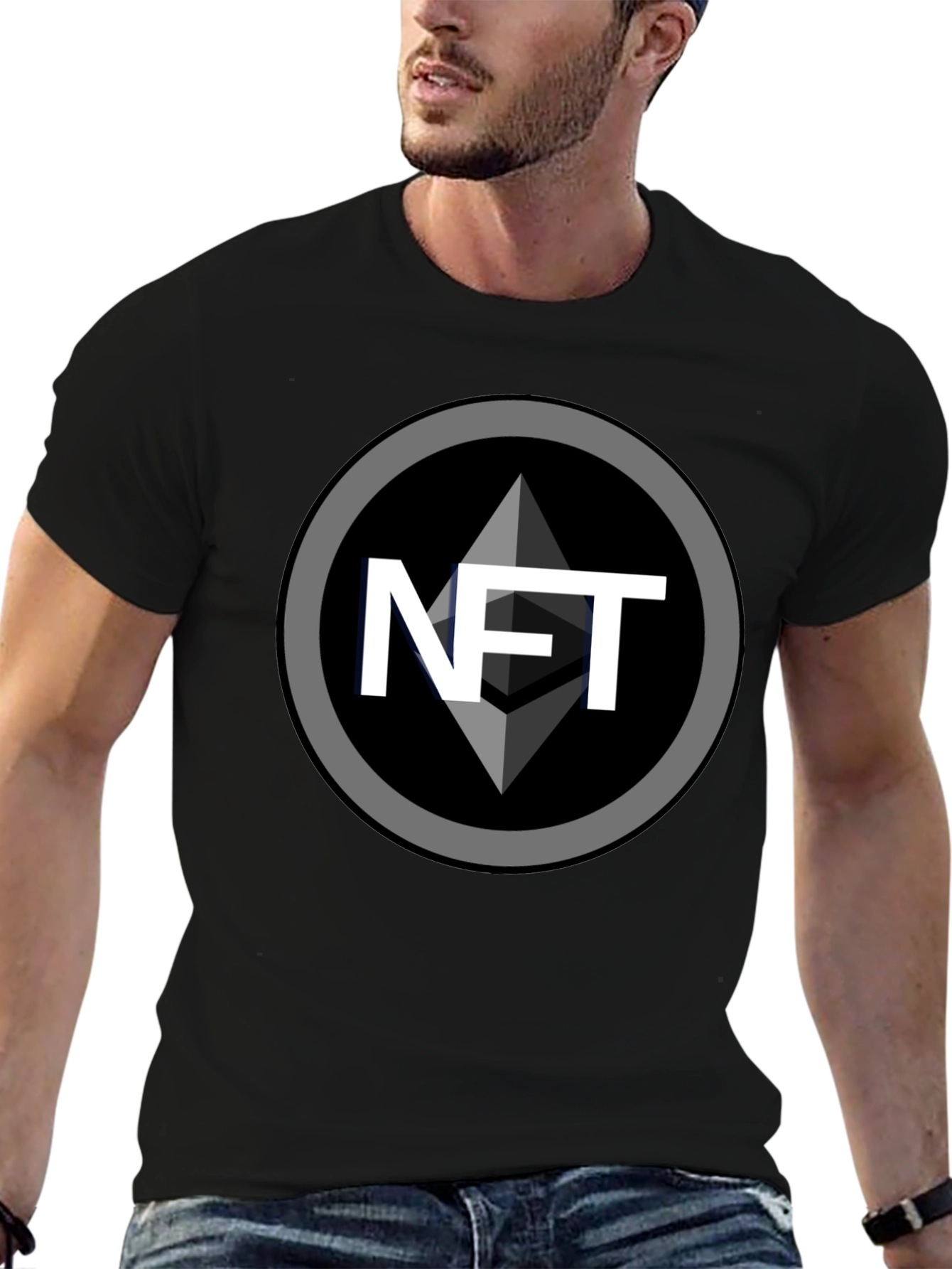 NFT Ethereum Crypto Black T-Shirt