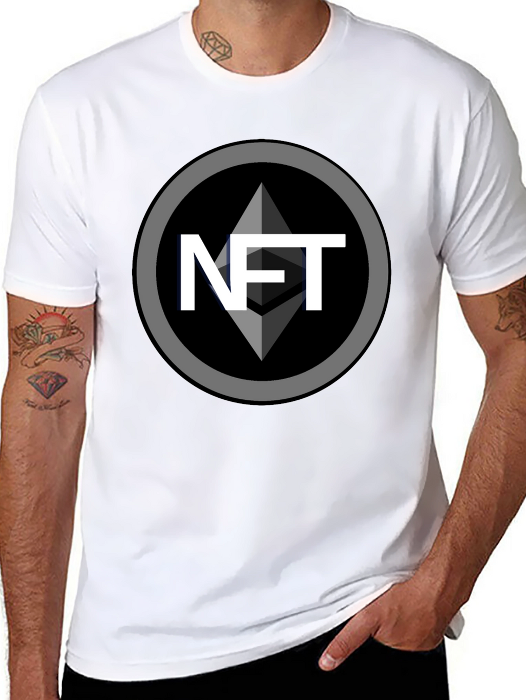 NFT Ethereum Crypto Black T-Shirt