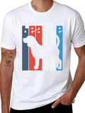 Beagle Silhouette Graphic Tee - Classic Fit