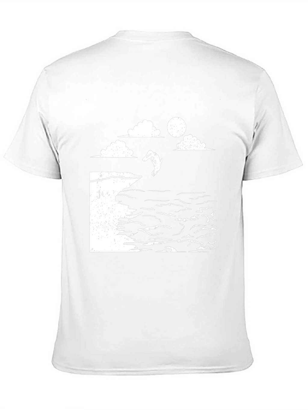 Cliff Diver Graphic T-Shirt - Black