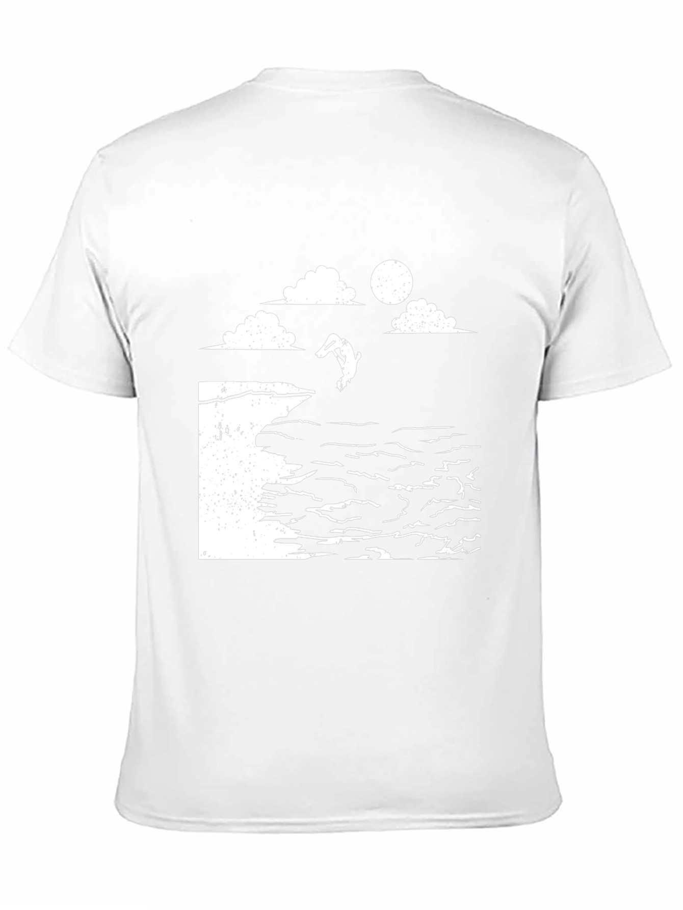 Cliff Diver Graphic T-Shirt - Black