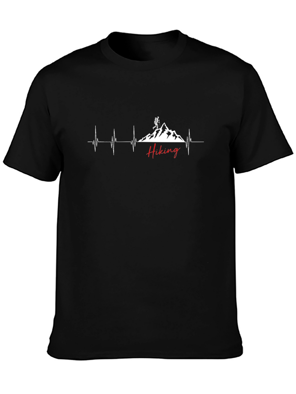 Hiking Heartbeat Graphic T-Shirt - Adventure Ready