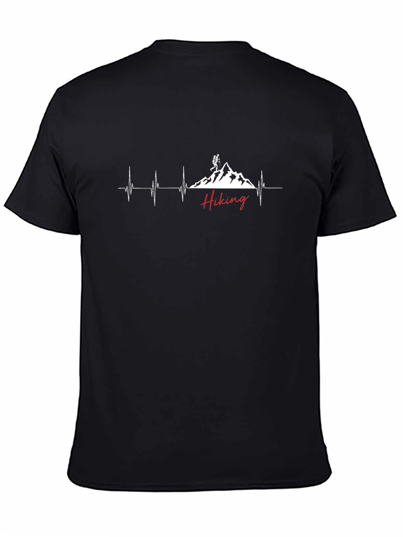 Hiking Heartbeat Graphic T-Shirt - Adventure Ready