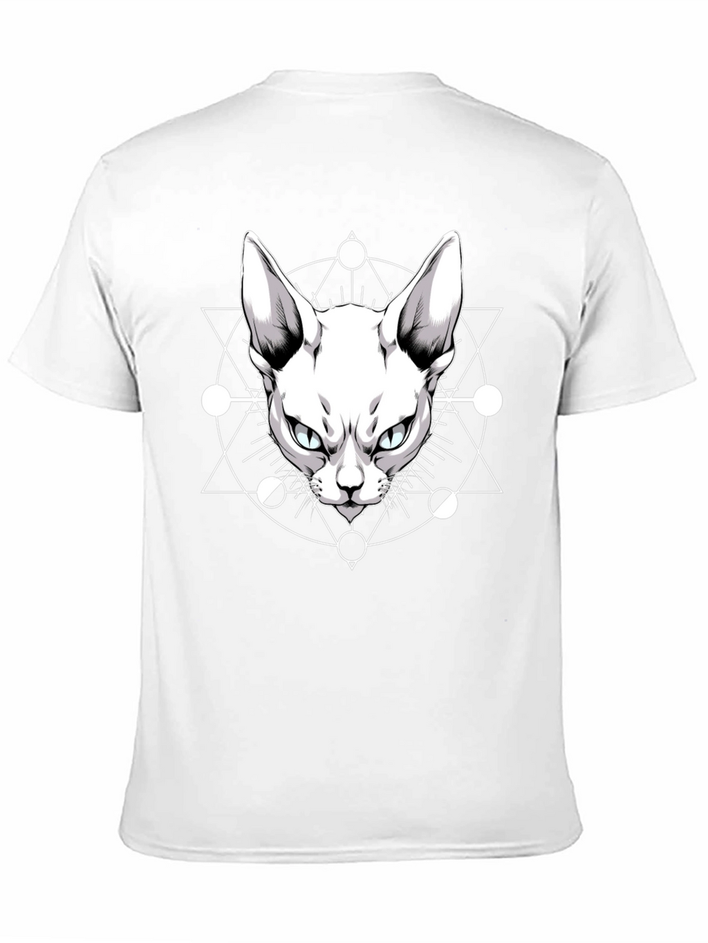 Occult Cat Graphic Tee - Mens Black T-Shirt