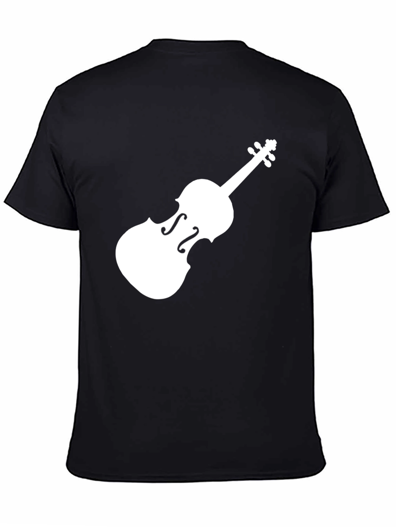 Musical Violin T-Shirt - Black