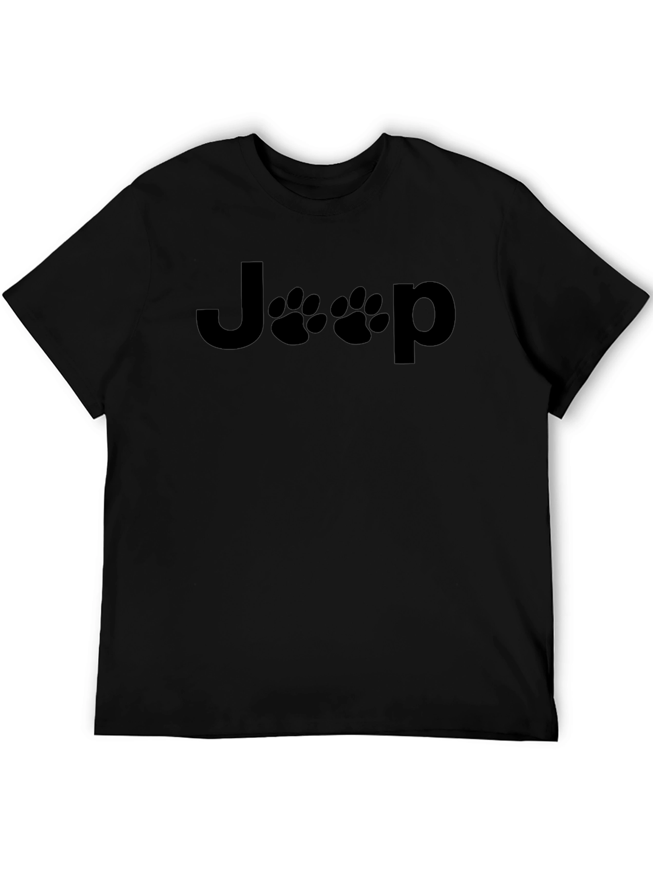 Jeep Paw Print Graphic Tee - Black