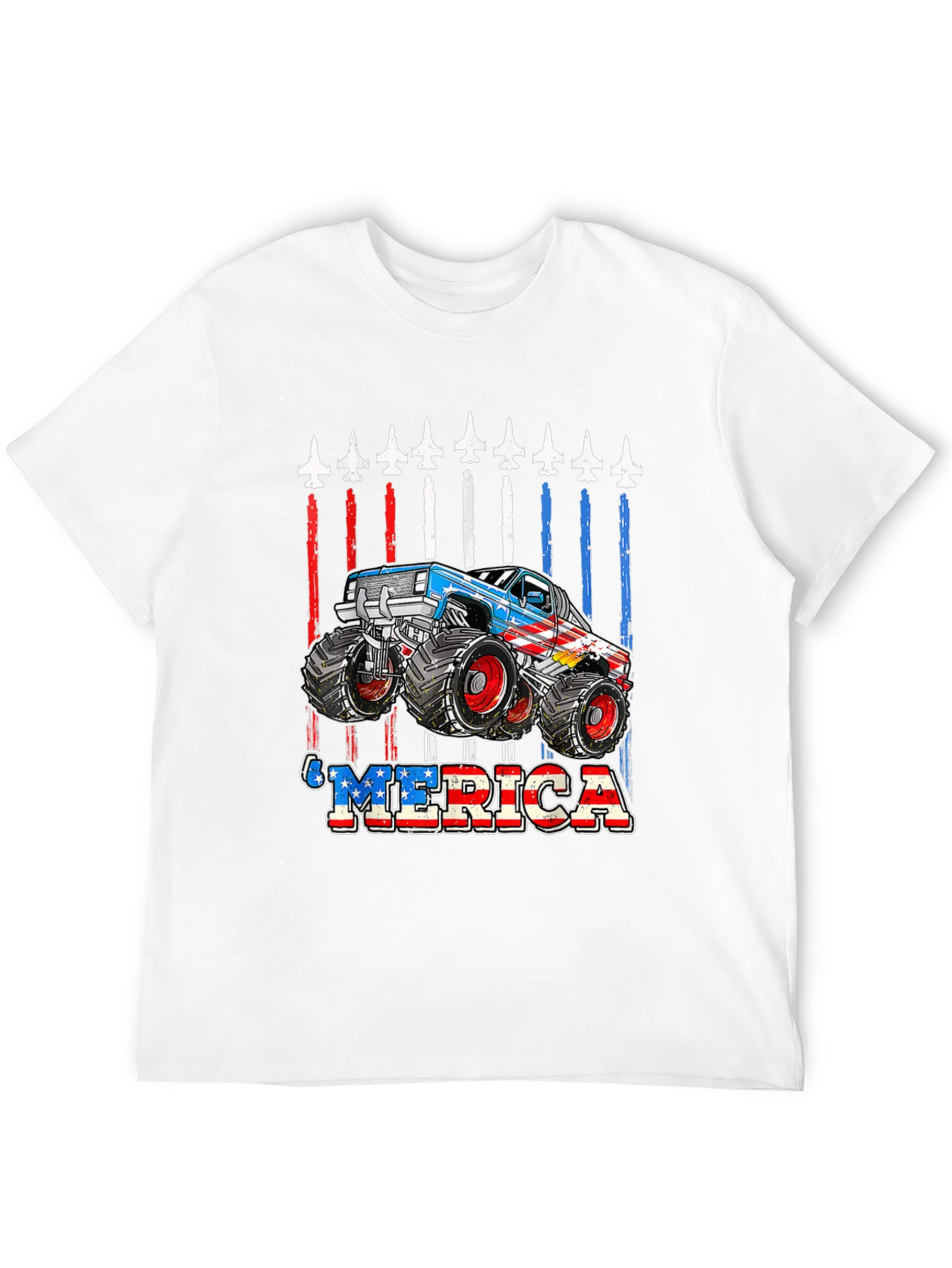 Patriotic Monster Truck T-Shirt