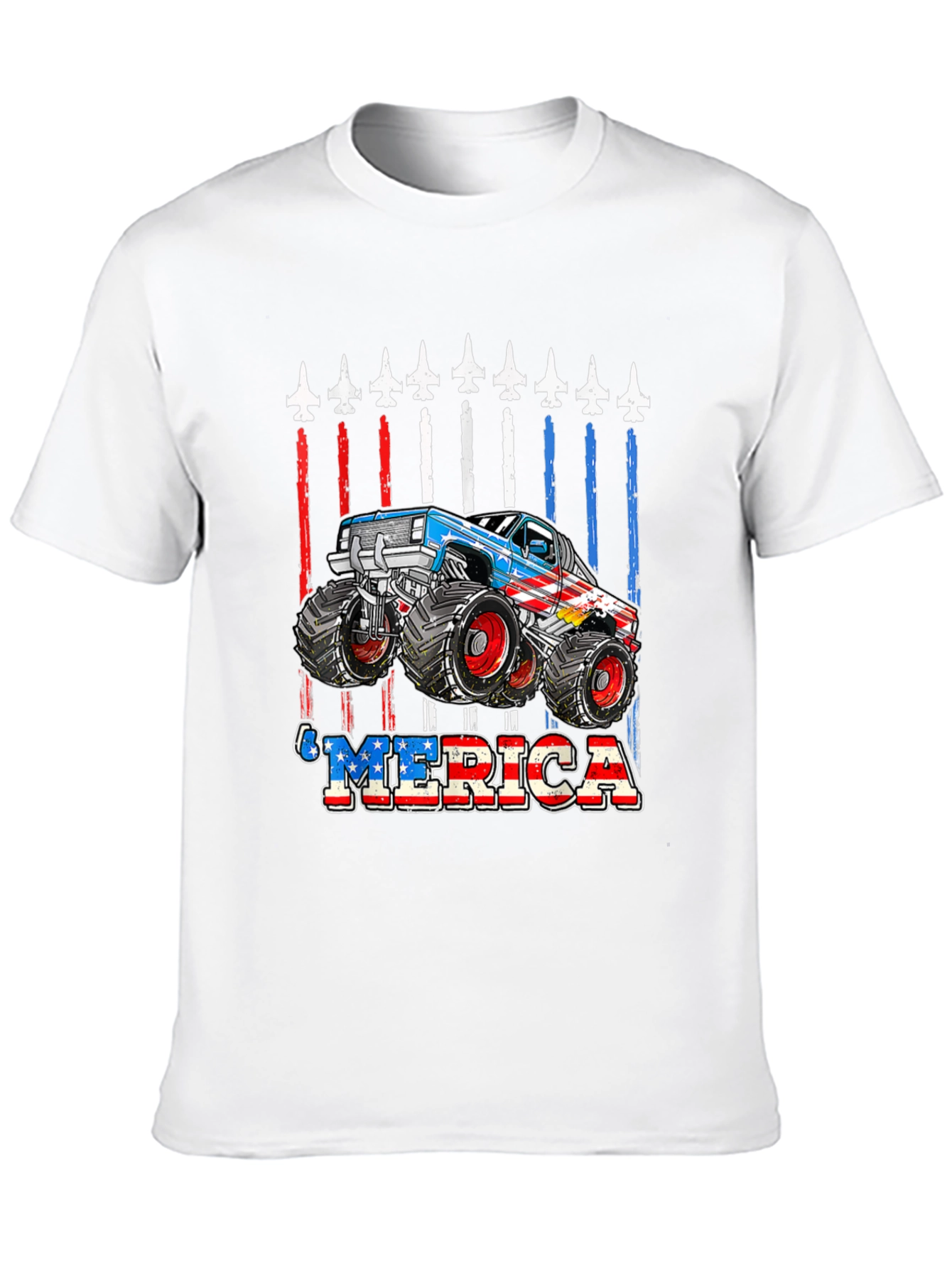 Patriotic Monster Truck T-Shirt