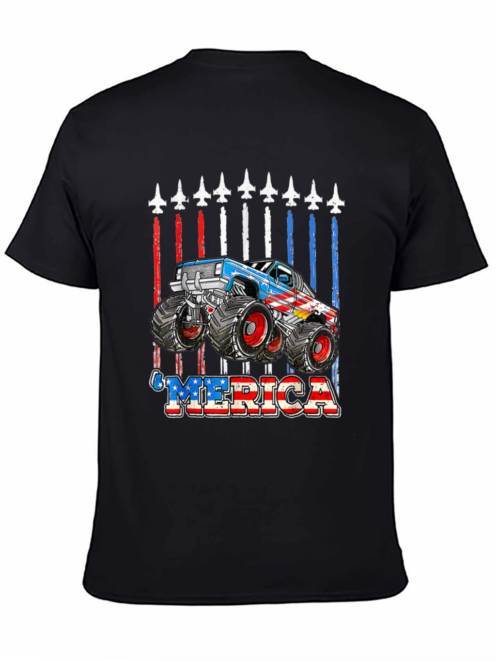 Patriotic Monster Truck T-Shirt