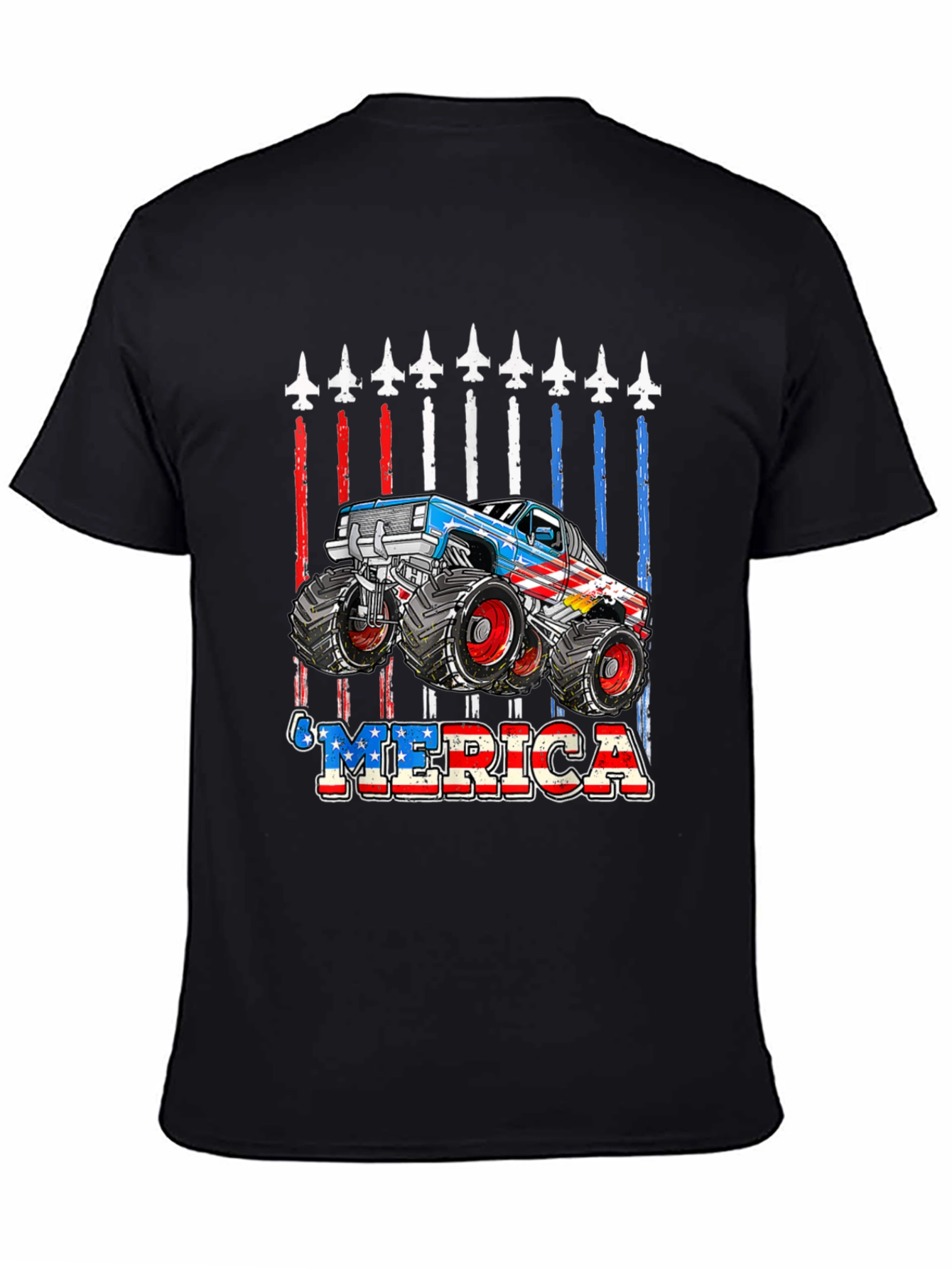 Patriotic Monster Truck T-Shirt