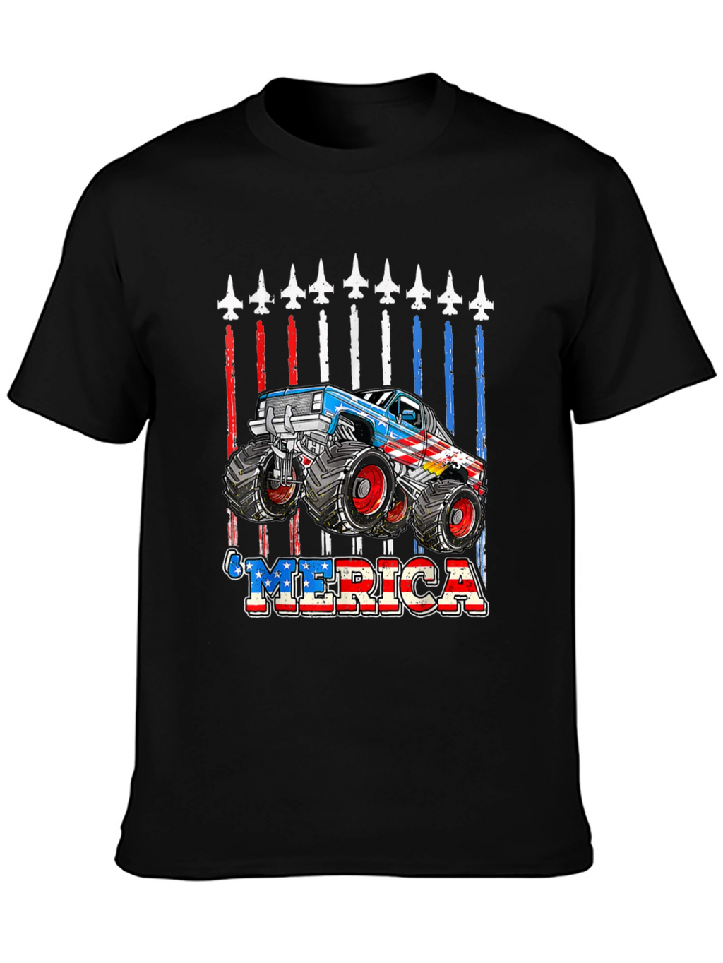 Patriotic Monster Truck T-Shirt