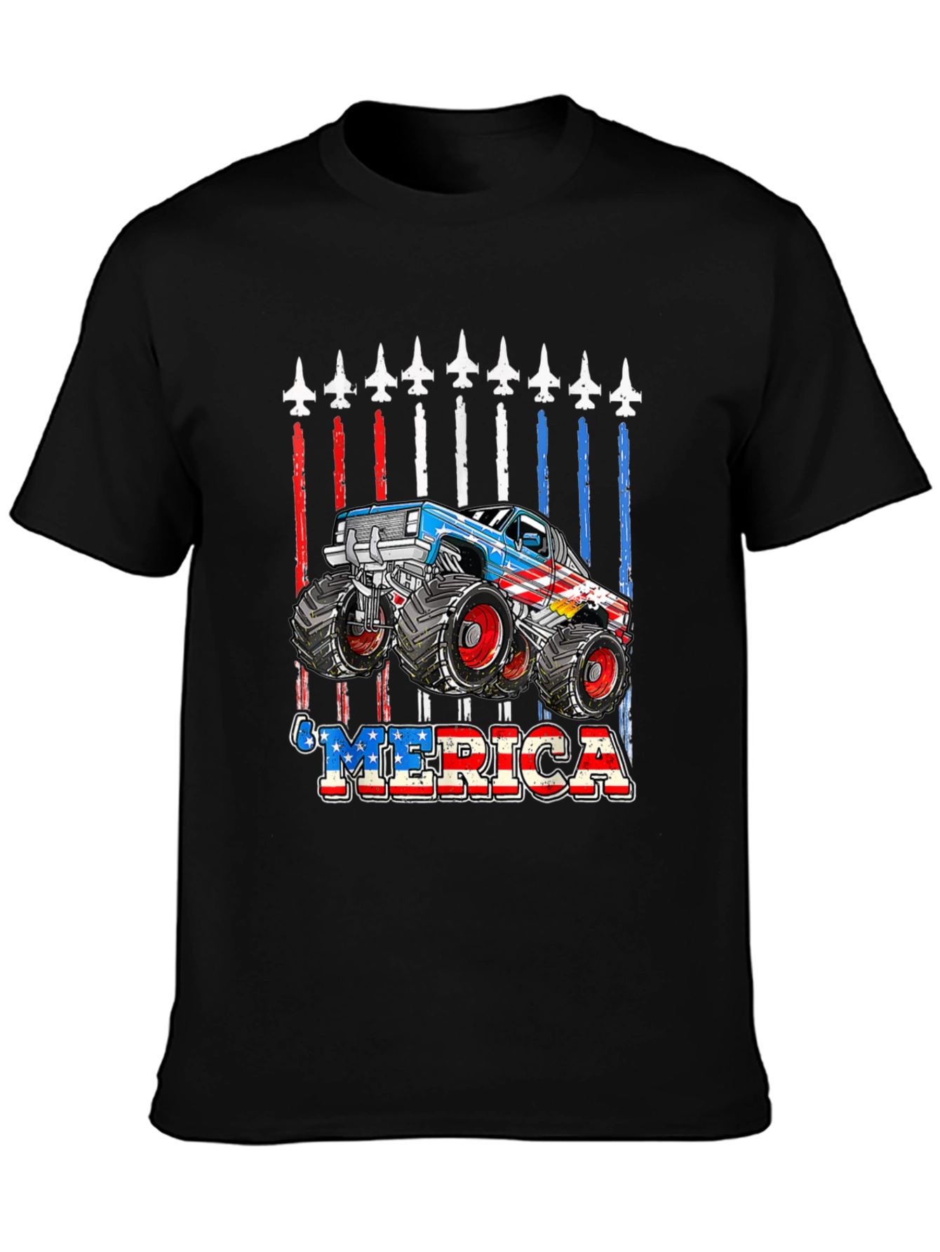 Patriotic Monster Truck T-Shirt