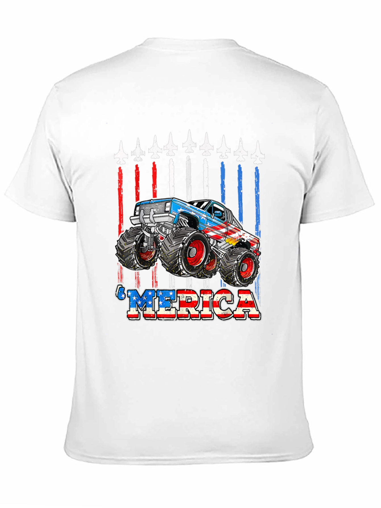 Patriotic Monster Truck T-Shirt