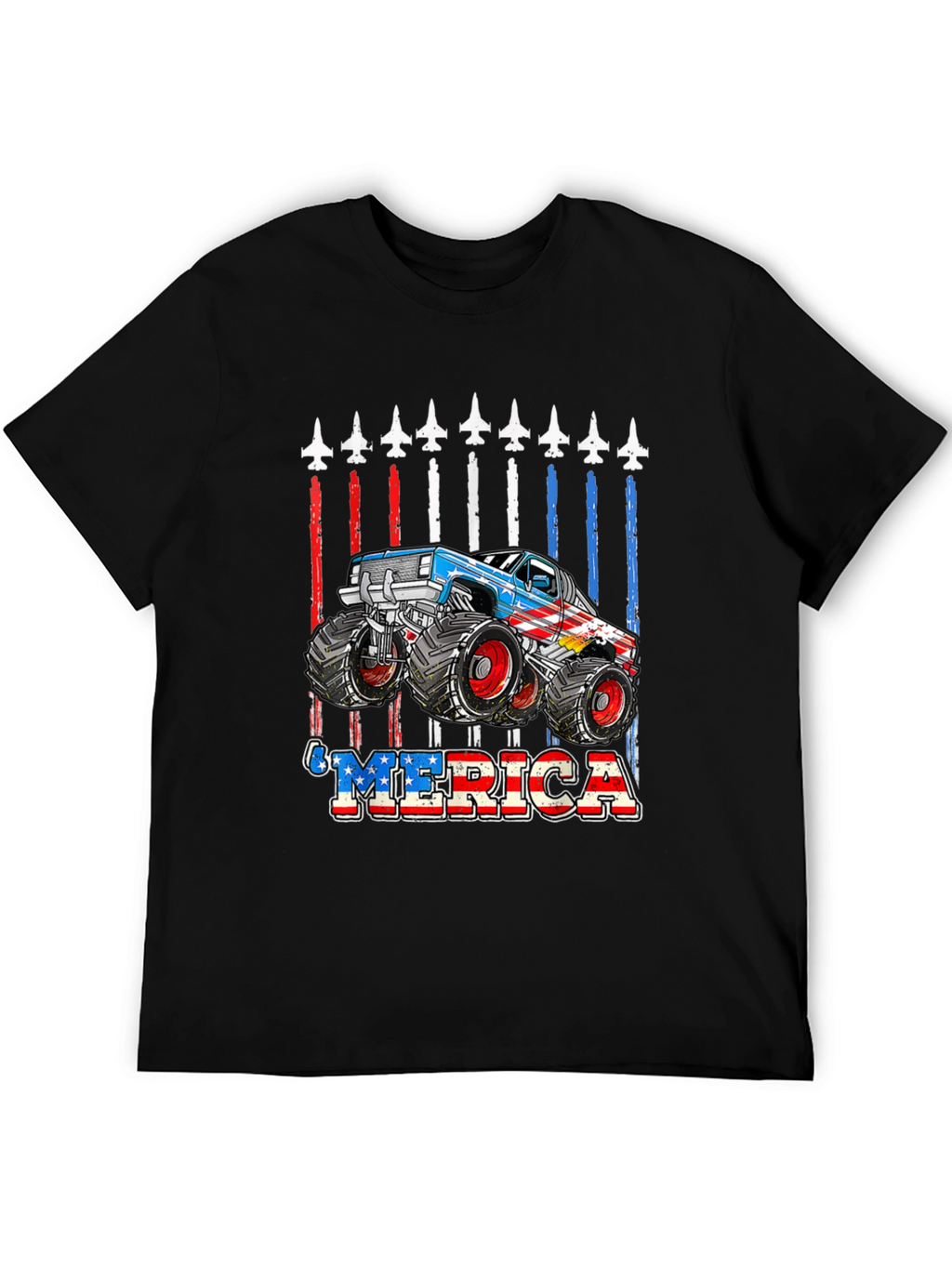 Patriotic Monster Truck T-Shirt