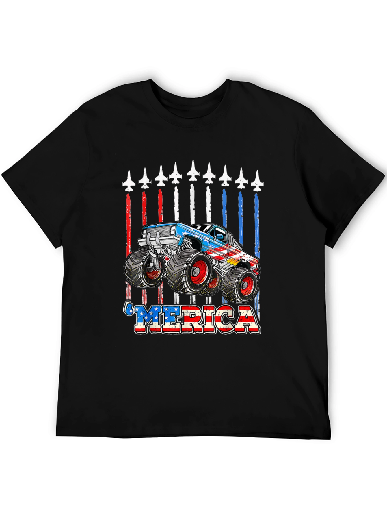 Patriotic Monster Truck T-Shirt