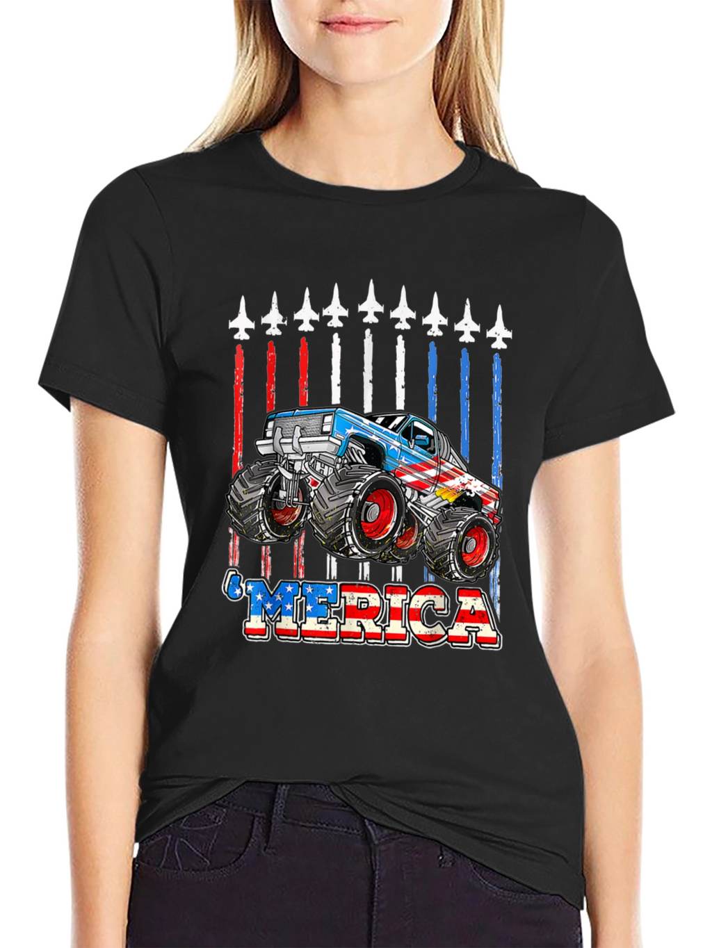 Patriotic Monster Truck T-Shirt