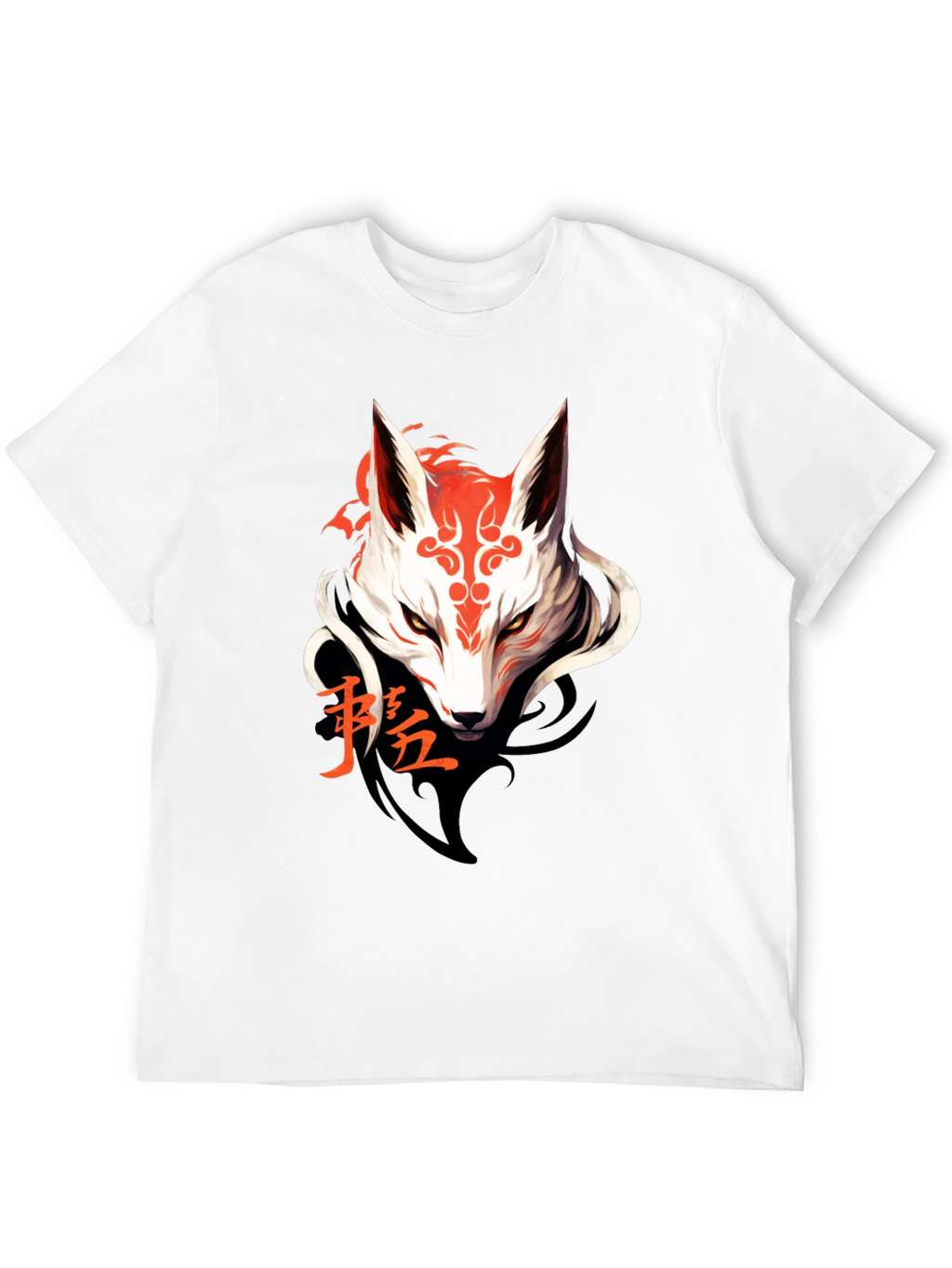 Mystic Fox Graphic Tee - Sleek Black T-Shirt