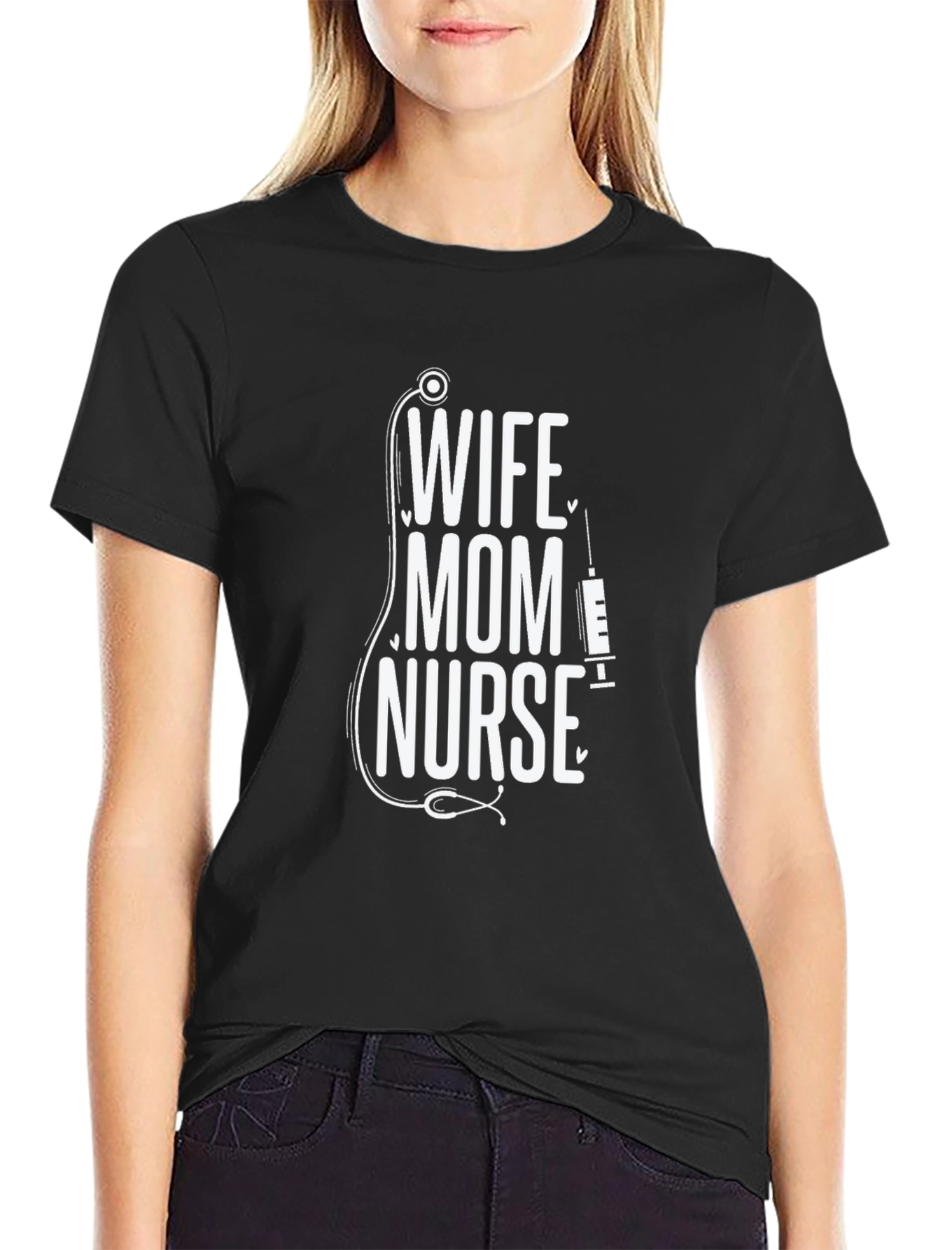 Wife Mom Nurse Graphic Tee