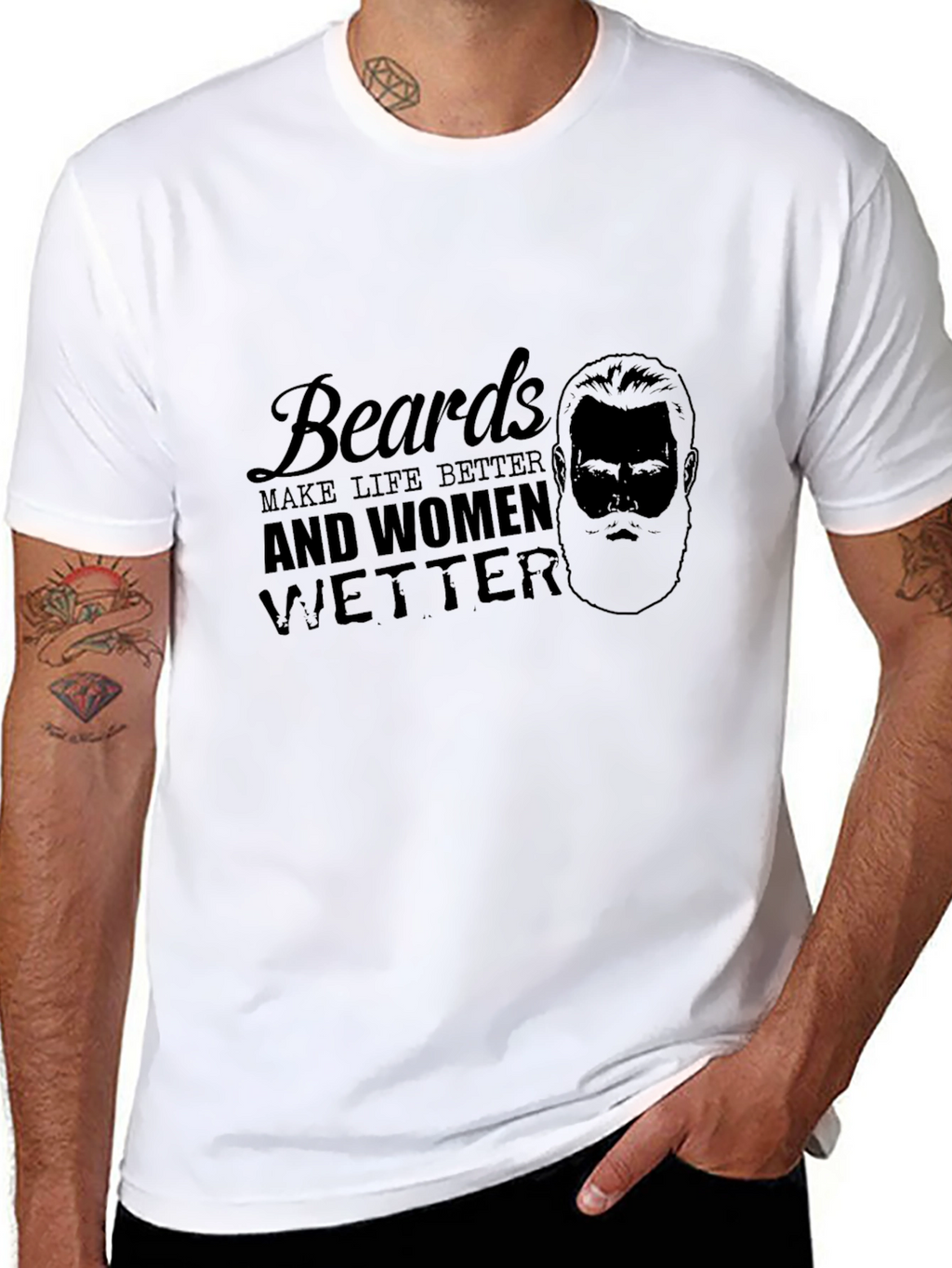 Beards Make Life Better Tee