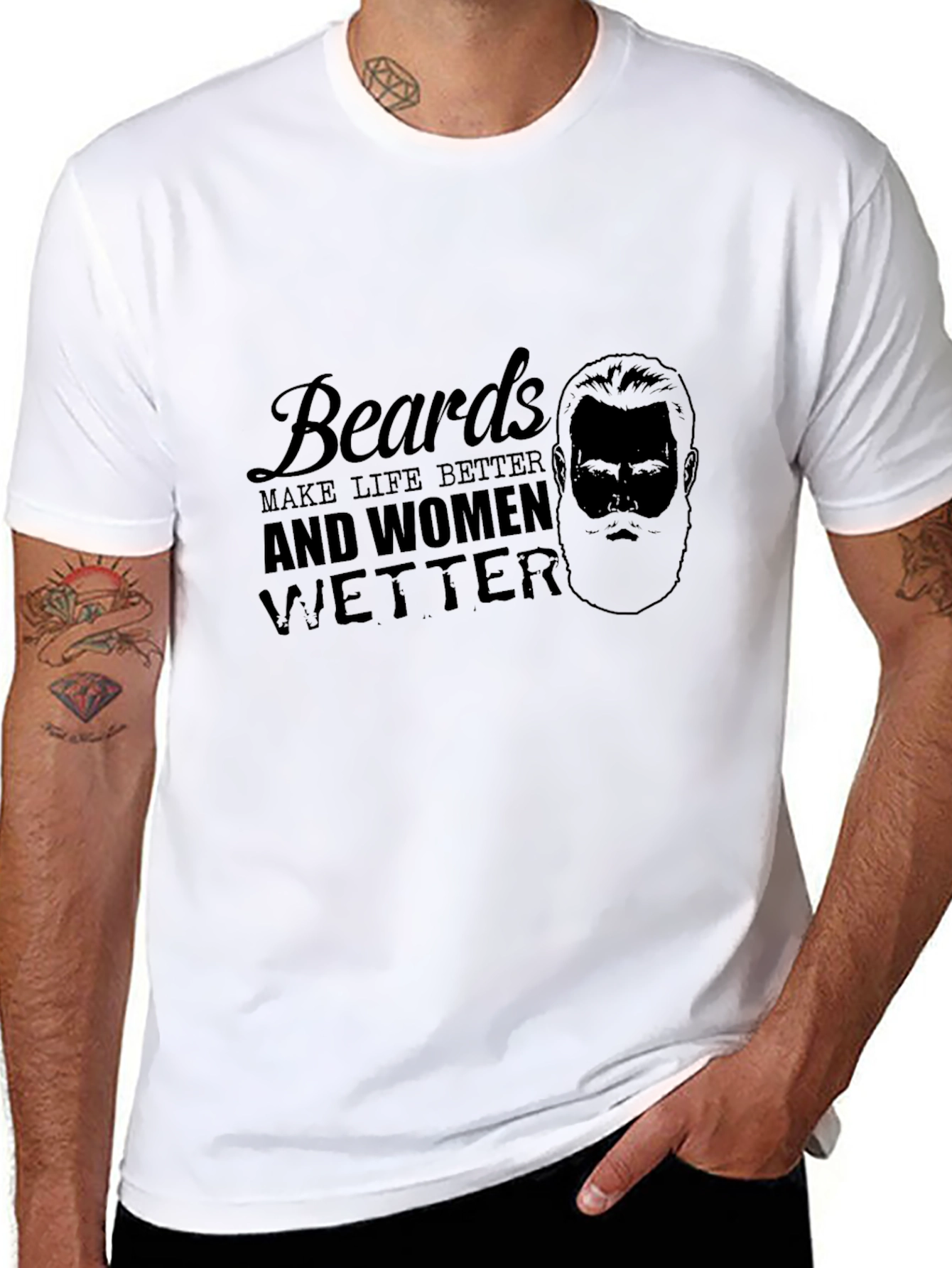 Beards Make Life Better Tee